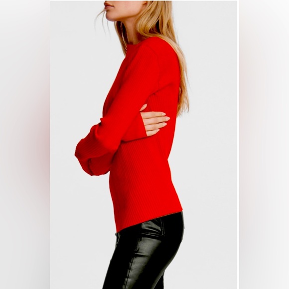 🆕 Rag & Bone Cherry Red Jade Sweater - Picture 3 of 5
